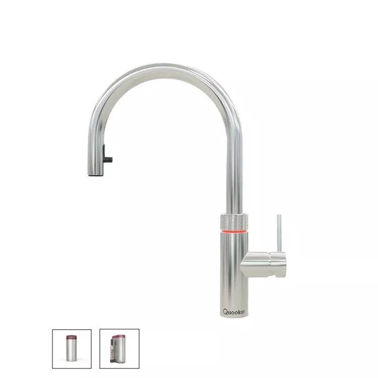 Quooker Flex Round Kalt- und Kochendwasserspender-22XCHRCUBE Quooker Flex Round Kalt- und Kochendwasserspender-22XCHRCUBE