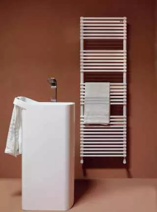 Tubes Radiatori BATH 20 elektrischer Handtuchwärmer mit Design-Verschlusskappe und Standard-Halterung, Breite: 60cm, Höhe: 196cm, lackiert nach Kategorie C3-BA20EL#190060T0ST-C3