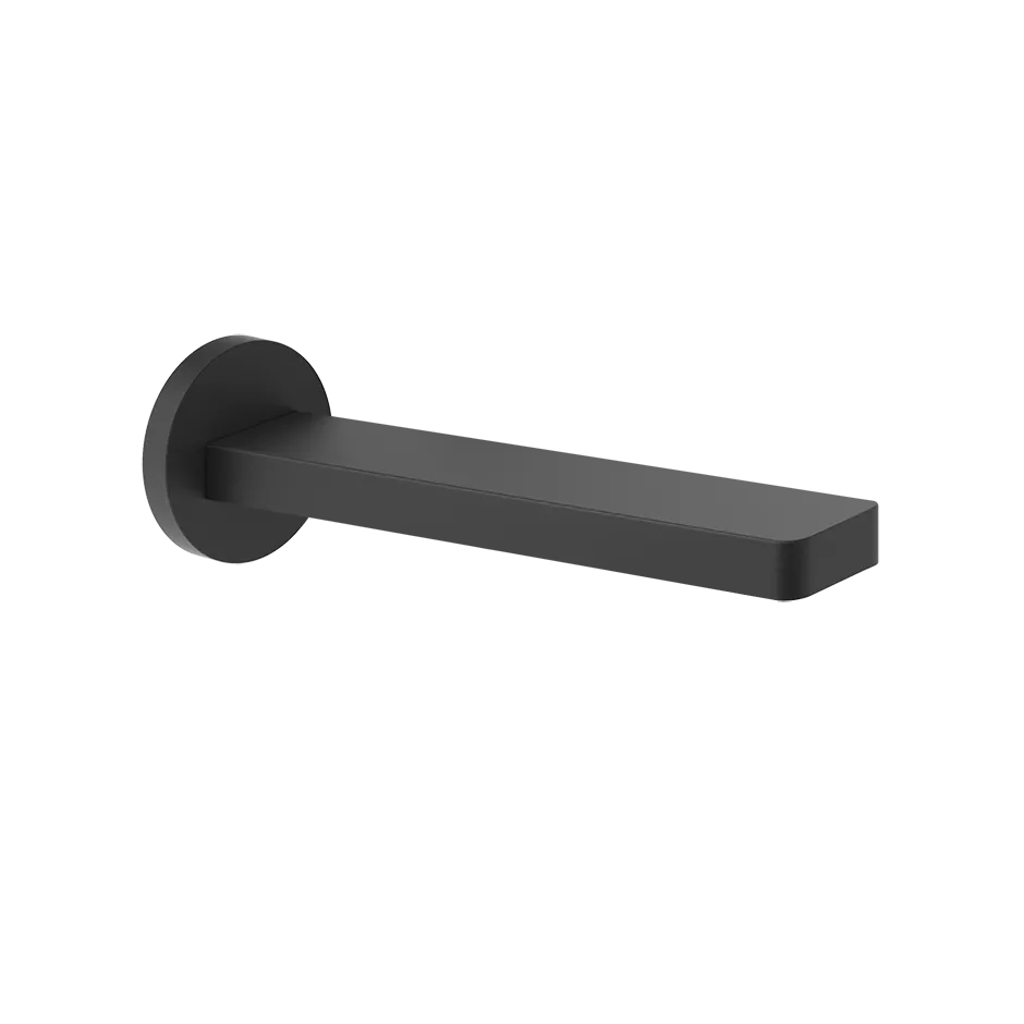 Gessi VIA BIGLI Waschtisch-Auslauf für separaten Einhebelmischer oder Sensor zur Wandmontage, Ausladung: 205mm, 1/2 Anschluss, schwarz matt - 62202299 Gessi VIA BIGLI Waschtisch-Auslauf für separaten Einhebelmischer oder Sensor zur Wandmontage, Ausladung: 205mm, 1/2 Anschluss, schwarz matt - 62202299