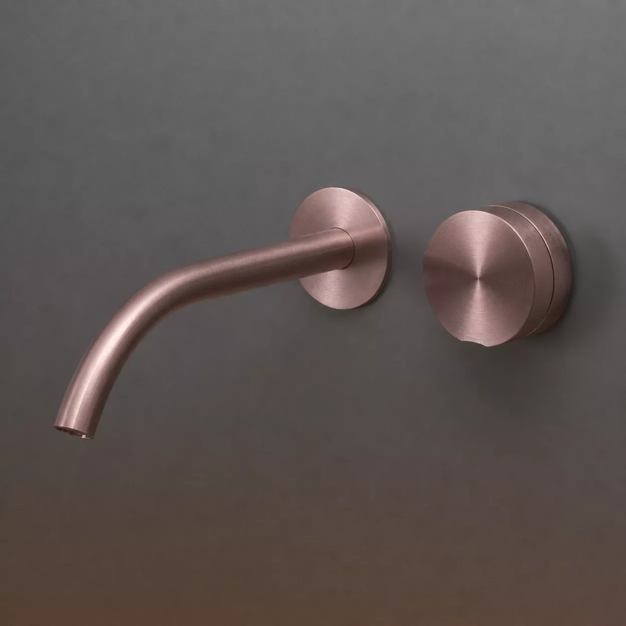 cea GIOTTO PLUS Wand-Waschtisch-Eingriffmischer, Ausladung: 220mm, bronze satiniert - GIO72ZS cea GIOTTO PLUS Wand-Waschtisch-Eingriffmischer, Ausladung: 220mm, bronze satiniert - GIO72ZS
