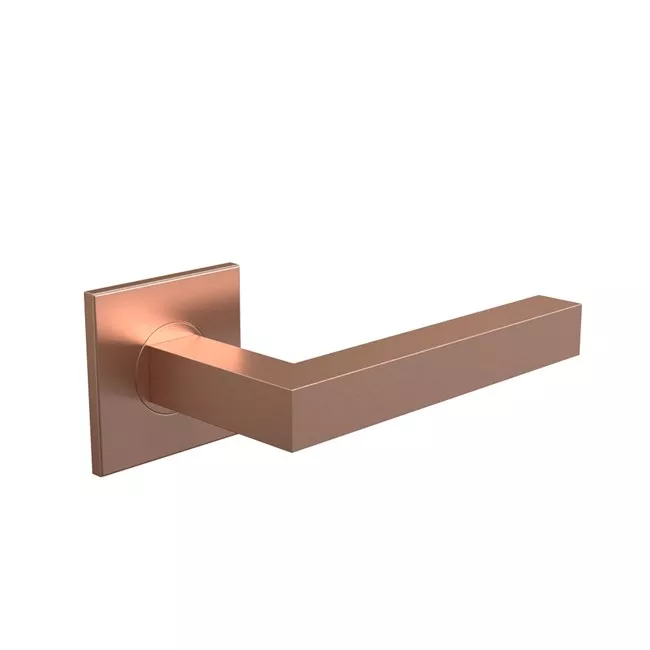 Frost Denmark ARCHITECTURAL HARDWARE Türgriff mit quadratischer Rosette-A1001BOCS