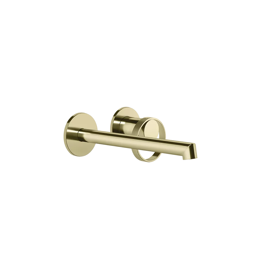 Gessi ANELLO Außenteil für Waschtisch-Einhebelmischer mit Auslauf zur Wandmontage, Ausladung: 175-205mm, mit einzelnen Rosetten 65mm, ohne Ablaufgarnitur, messing PVD - 63383710 Gessi ANELLO Außenteil für Waschtisch-Einhebelmischer mit Auslauf zur Wandmontage, Ausladung: 175-205mm, mit einzelnen Rosetten 65mm, ohne Ablaufgarnitur, messing PVD - 63383710