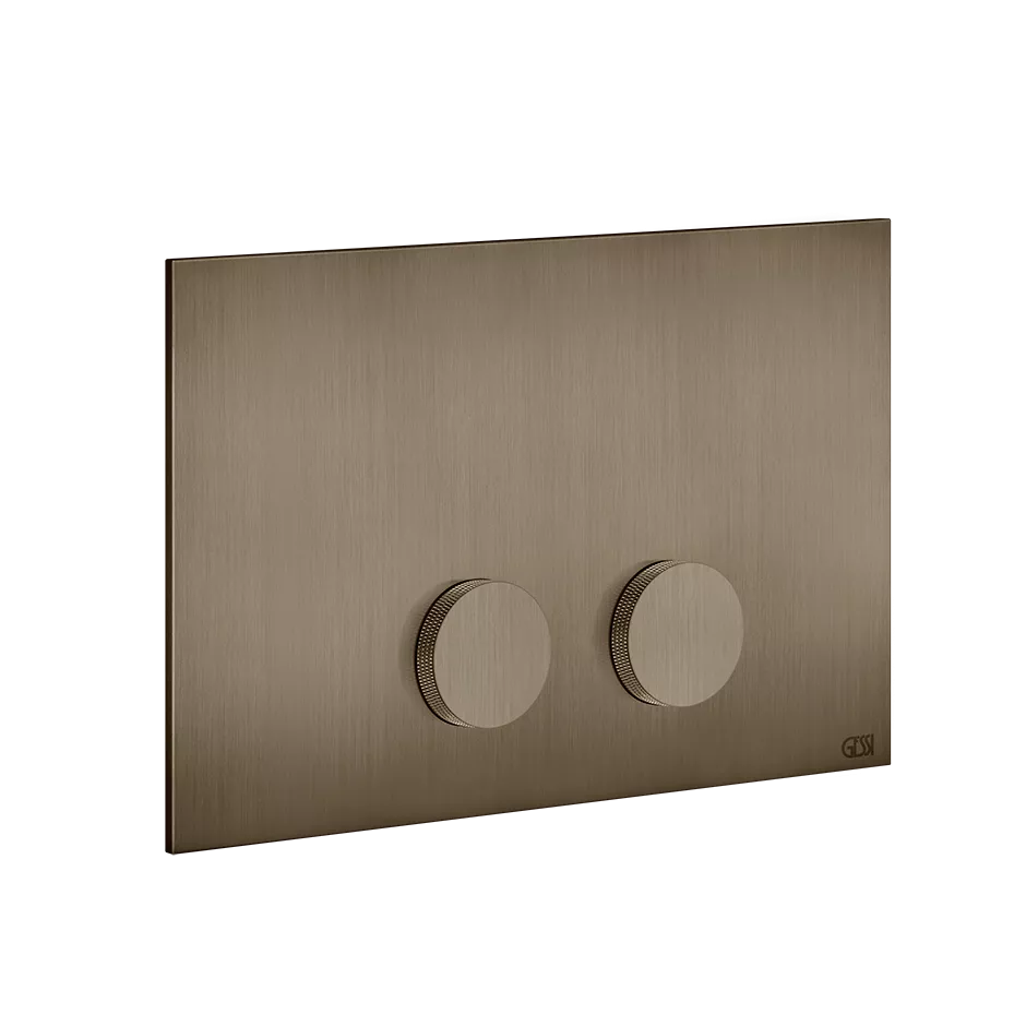 Gessi ANELLO Betätigungsplatte für Geberit Sigma, Version Diamantato, coffee bronze gebürstet PVD - 54623761 Gessi ANELLO Betätigungsplatte für Geberit Sigma, Version Diamantato, coffee bronze gebürstet PVD - 54623761