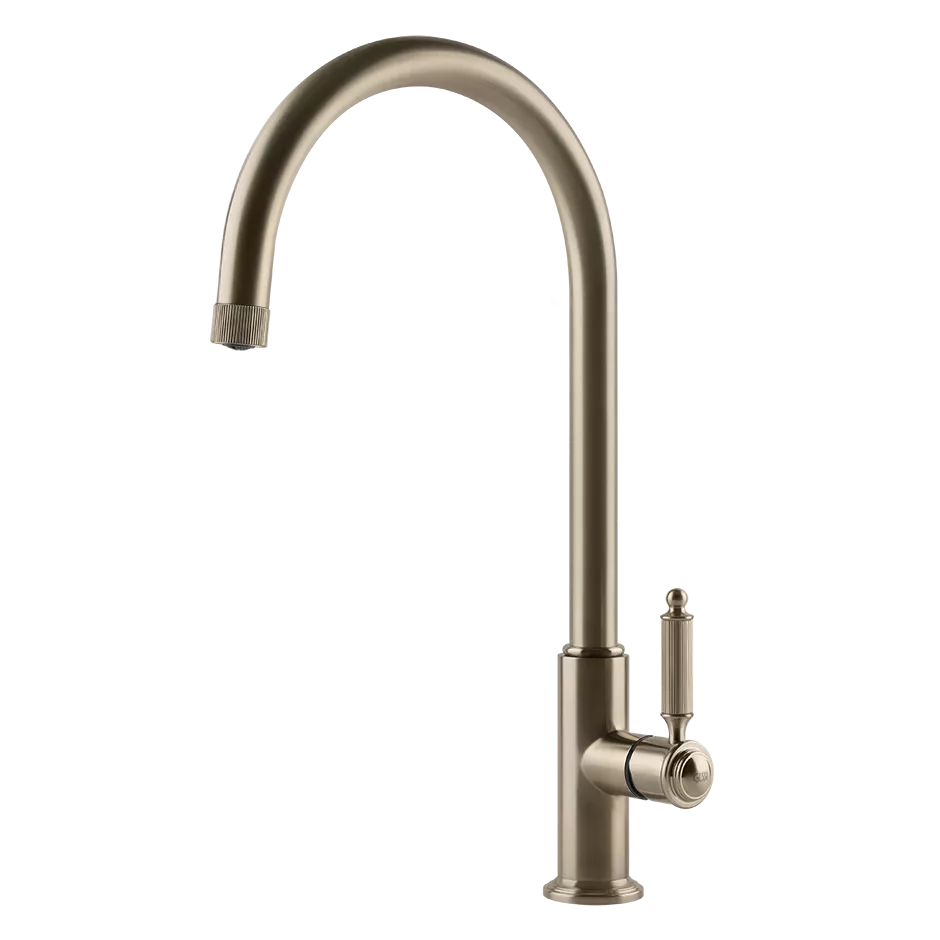Gessi VENTI20 Einhebelmischer mit Schwenkarm, Finox Optik - 60620149