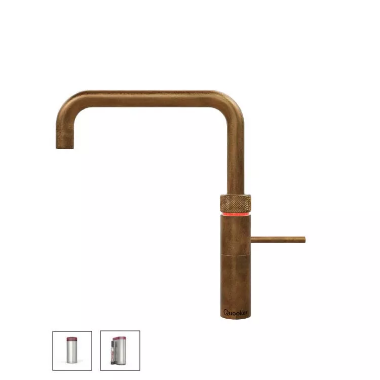 Quooker Fusion Square Kalt- und Kochendwasserspender-22FSPTNCUBE Quooker Fusion Square Kalt- und Kochendwasserspender-22FSPTNCUBE