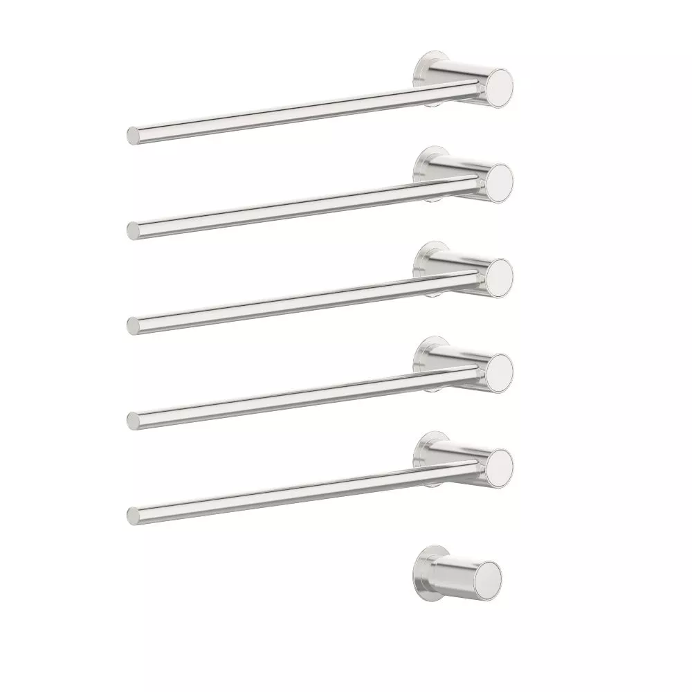 vola T39EL/5 Unterputz-Handtuchwärmer für Elektroanschluss, Breite:555mm, mit 5 Heizstäben, chrom-T39EL/5-16