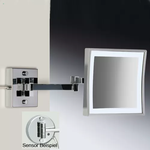 Windisch 99859/2 LED-Wandkosmetikspiegel, chrom-99859/2CR3XD