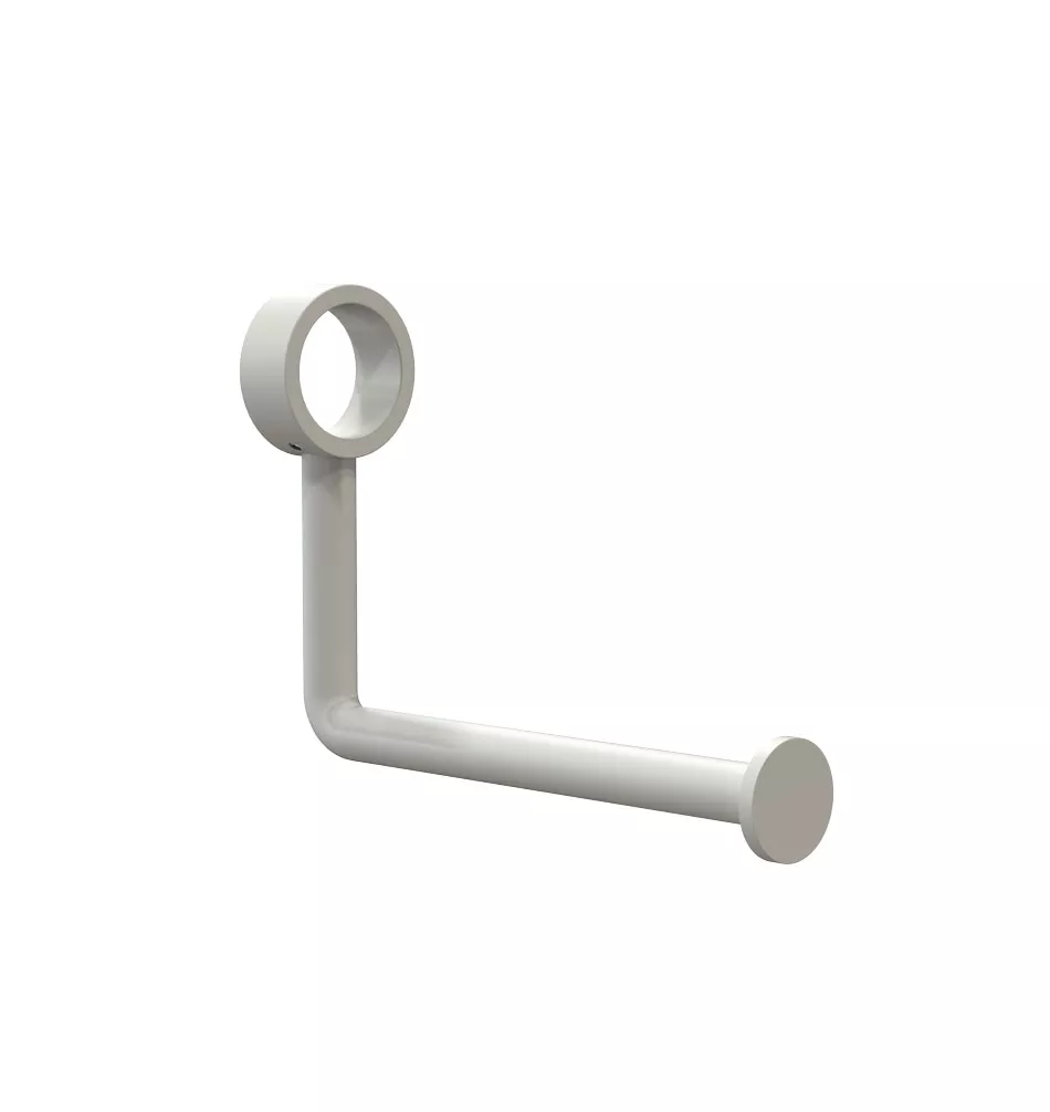 Frost Denmark NOVA2 Toilettenpapierhalter ohne Deckel für Stütz-Klappgriff-N1962-W
