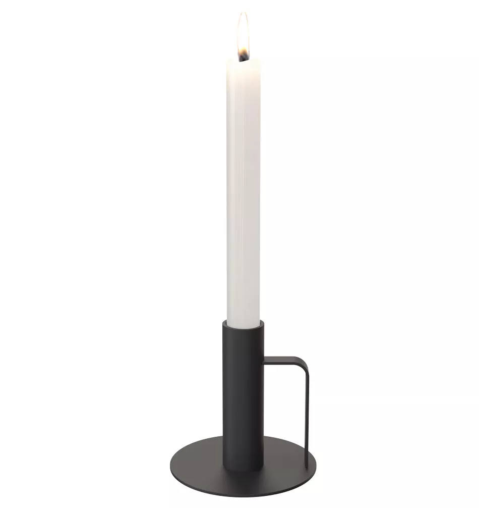 Frost Denmark LIVING Kerzenhalter 2001, einzeln, schwarz matt-N2001-B
