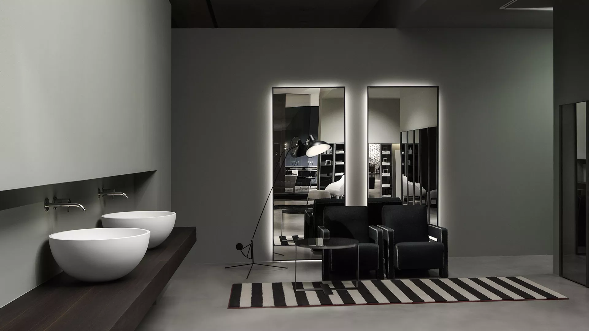 antoniolupi BESPOKE rechteckiger Spiegel, Höhe: 210cm, Breite: 54cm-BSK21054