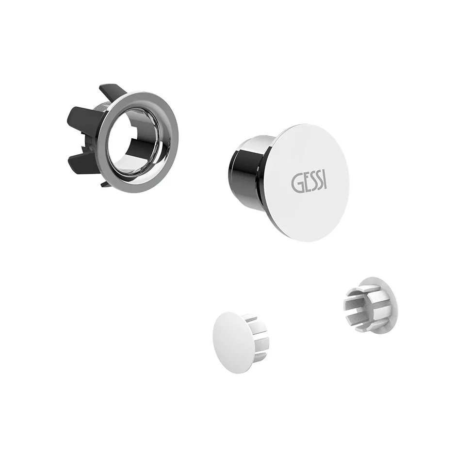 Gessi 316 Überlaufdeckel und seitliche Abdeckkappen für Bidets, chrom - 37587031