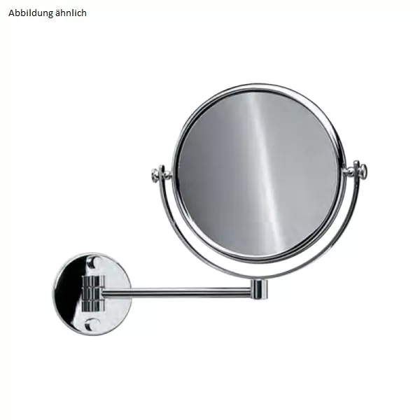 Windisch 99139 Wand-Kosmetikspiegel, messing gebürstet-99139OV7XOP