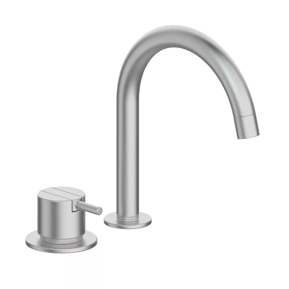 vola 590G Einhebelmischer ohne Ablaufgarnitur, Ausladung:140mm, Hebel:25mm, edelstahl-590G-40