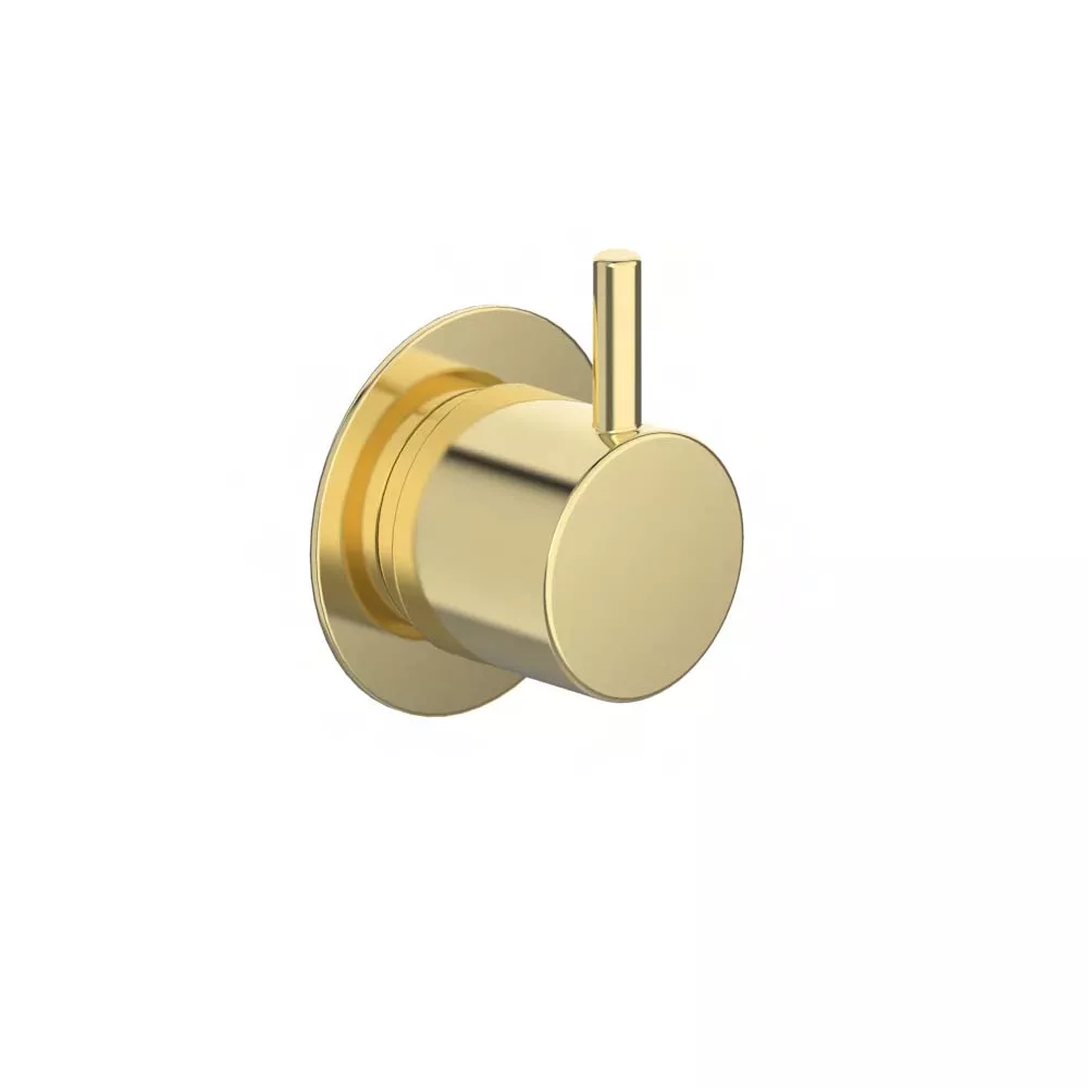 vola S20 Unterputz-Absperrventil 1/2”, Hebel: 25mm, inklusive Einbauteil, messing poliert - S20-19 vola S20 Unterputz-Absperrventil 1/2”, Hebel: 25mm, inklusive Einbauteil, messing poliert - S20-19