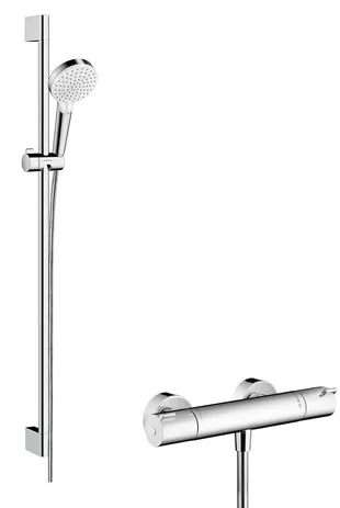 Hansgrohe Brausenkombi Crometta Vario/ Ecostat 1001 CL/Unica 900mm, chrom-27813400