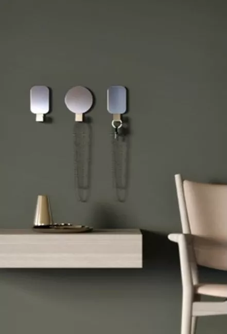 Frost Denmark UNU & BUKTO Wand-Spiegel mit Haken, rechteckig-U4121-GO