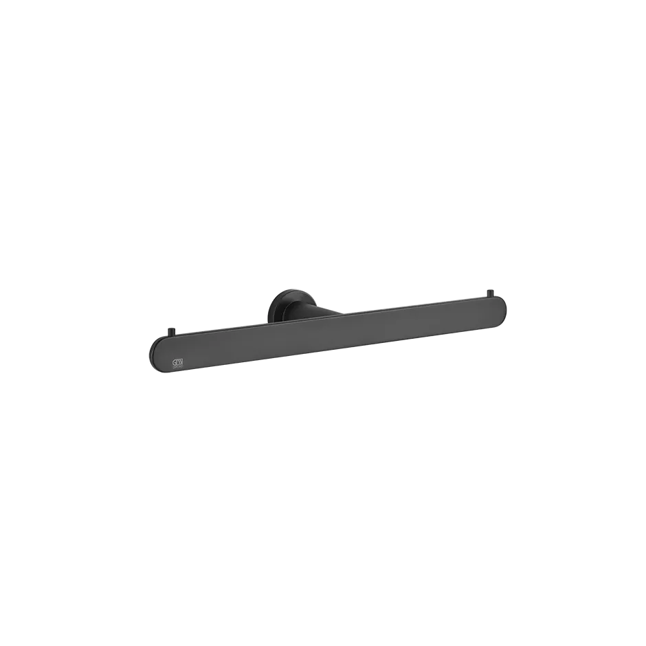 Gessi VIA MANZONI WC-Papierrollenhalter zur Wandmontage, doppelt, schwarz matt - 38915299