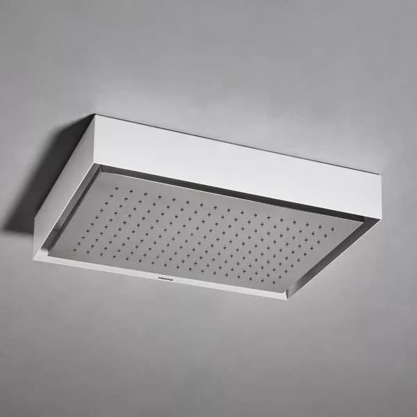 antoniolupi FMS20 Deckenkopfbrause, 52x35cm ohne Beleuchtung, edelstahl poliert/weiß-FMS20_BA