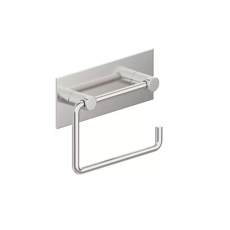 vola T12 Wand-Toilettenpapierhalter mit Wandplatte, Breite:128mm, chrom-T12-16