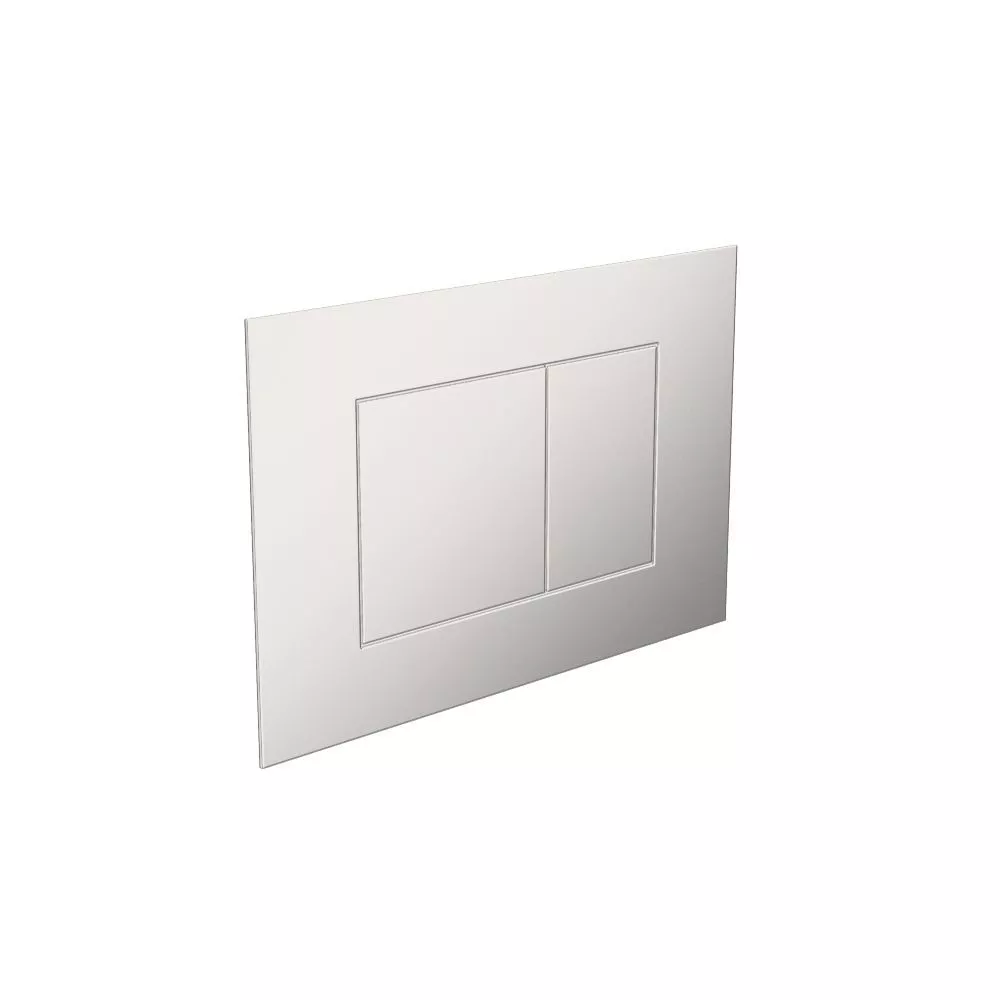 vola A85 WC-Betätigungsplatte für 2-Mengen-Spülung für Geberit-Spülkasten, chrom-A85-16